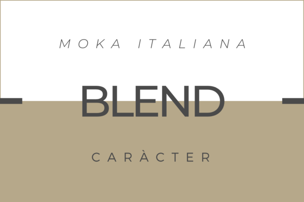 Cafè Blend Caràcter per a cafetera Moka italiana