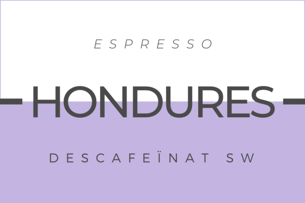 Cafè Hondures Descafeïnat SW per a cafetera Espresso