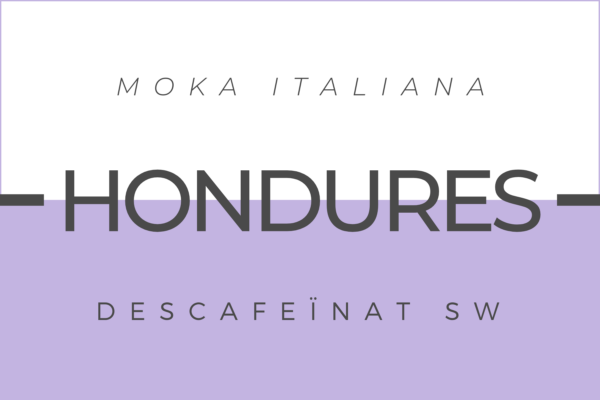 Cafè Hondures Descafeïnat SW per a cafetera Moka italiana
