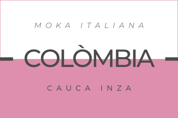 Cafè Colòmbia Cauca Inza per a cafetera Moka Italiana