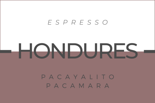 Cafè Hondures Pacayalito Pacamara per a cafetera Espresso