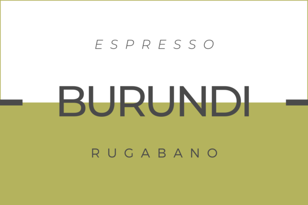 Burundi Rugabano kafea Cafetera Espresso-k errea