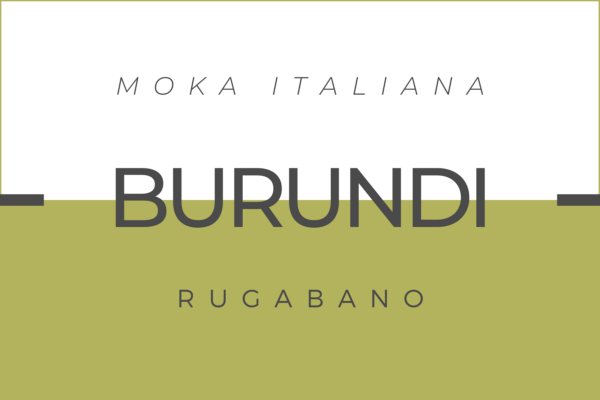 Burundiko Rugabano kafea Cafetera Moka Italianak errea