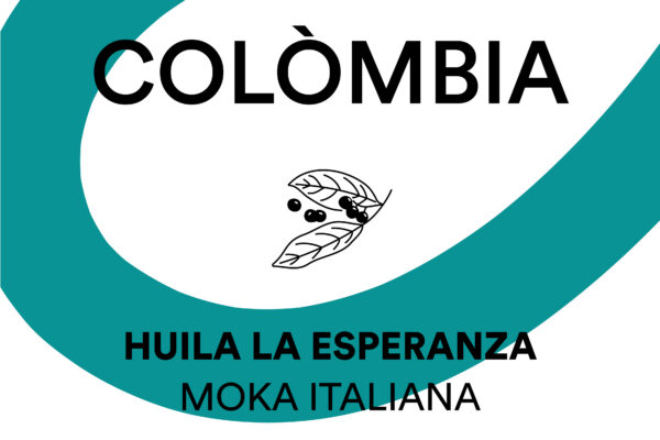 Cafè Colòmbia Huila Finca La Esperanza torrat per Cafetera Moka Italiana